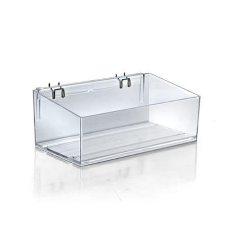 Azar Displays 13.5" W X 7"D X 4"H Adjustable Divider Bin 556113